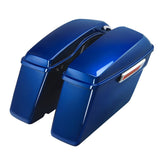 HR3 Superior Blue Hard Saddlebags (Regular) For 14-23 Harley Touring